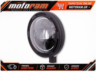 HIGHSIDER pro 5 3/4 Inch Headlight Frame-R2 Type 10 LED Black Bottom Mount