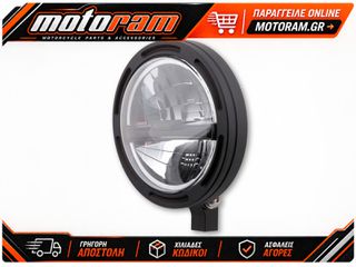 HIGHSIDER pro 5 3/4 Inch Headlight Frame-R2 Type 5 LED Black Bottom Mount