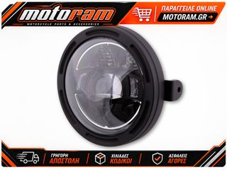 HIGHSIDER pro 5 3/4 Inch Headlight Frame-R2 Type 10 LED Black Side Mount