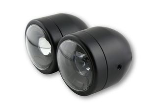 HIGHSIDER smart LED headlight TWIN, black, side mounting-thumb-1