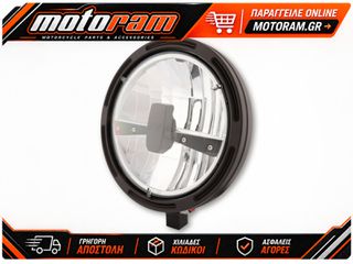HIGHSIDER pro 7 Inch Headlight Frame-R1 Type 3 LED Black Bottom Mount