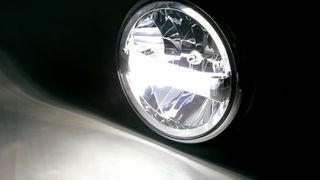 HIGHSIDER pro 7 Inch Headlight Frame-R1 Type 4 LED Black Side Mount-thumb-5