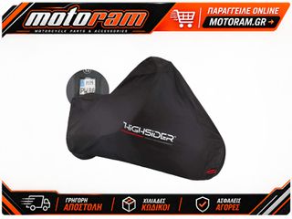 HIGHSIDER pro Outdoor Protective Cover Black XL, With Numberplate Window (1pc)