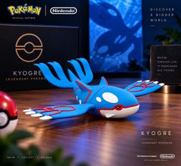 Pokemon Kyogre 3D εκτυπωμένη φιγούρα, 25 εκ, Pokemon