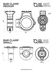 Quad Lock: Βάση Bar Clamp Small + Handlebar mount-thumb-4