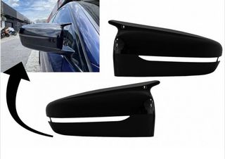 Καπάκια Καθρεφτών Bmw 3 Series G20 G21 G28 2017+ M4 Design Piano Black