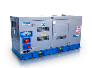 Γεννήτρια πετρελαίου 55,0 KVA τριφασική κλειστού τύπου με βάση, υδρόψυκτη με αυτόματο πίνακα μεταγωγής GD55-thumb-1