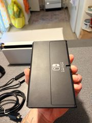 Nintendo Switch Oled White + 1 game-thumb-1
