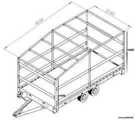 Temared 2025 Temared CarPlatform 4021/2 2700 KG-thumb-2