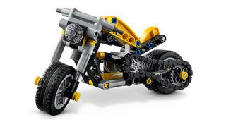 LEGO TECHNIC 42225 Yellow Motorcycle-thumb-4