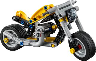 LEGO TECHNIC 42225 Yellow Motorcycle-thumb-2