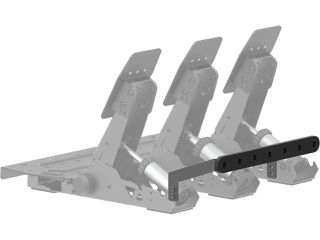 MOZA - SR-P2 Rear Support Bracket - Black / PC-thumb-2