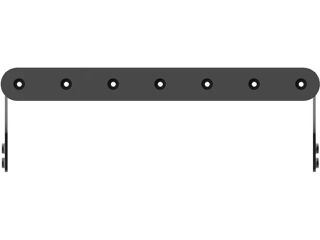 MOZA - SR-P2 Rear Support Bracket - Black / PC-thumb-3