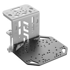 MOZA - Universal Mount Plate for Handbrake + Shifter or Flight, Accessory to AS004 - Black / PC