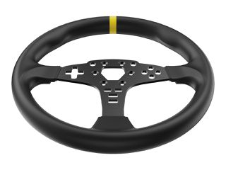 MOZA - Round Wheel Mod for ES - Black - 12-inch / PC-thumb-4