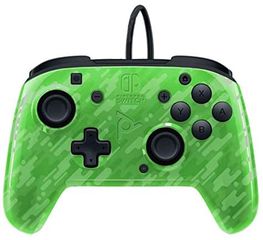 PDP Face-off Deluxe Switch Controller + Audio Camo Green / Nintendo Switch