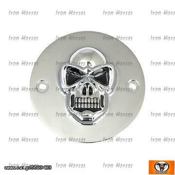 SKULL POINT COVER ΚΑΠΑΚΙ ΜΟΤΕΡ ΗΛΕΚΤΡΟΝΙΚΗΣ (ΜΑΤΙ) ΓΙΑ ΟΛΑ ΤΑ BIG TWIN ΑΠΟ 70 - 99