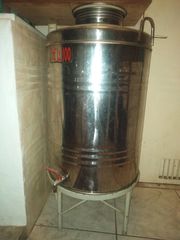 ανοξείδωτο δοχείο 100 λίτρων