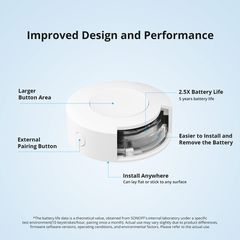 SONOFF smart διακόπτης SNZB-01P, μπαταρίας, Zigbee-thumb-7