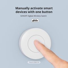 SONOFF smart διακόπτης SNZB-01P, μπαταρίας, Zigbee-thumb-1