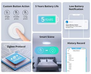 SONOFF smart διακόπτης SNZB-01P, μπαταρίας, Zigbee-thumb-6