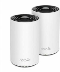 TP-LINK Deco XE75 v1 WiFi Mesh Network Access Point Wi-Fi 6E Dual Band (2.4 & 5GHz) σε Διπλό Kit