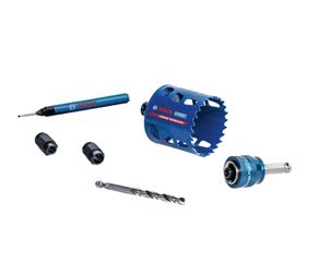ΠΟΤΗΡΟΤΡΥΠΑΝΟ Sarter Kit Φ68x60mm Tough Material CARBIDE EXPERT ΜΕ ΚΕΝΤΡΑΔΩΡΟ+2 ΑΝΤΑΠΤΟΡΕΣ BOSCH 0615997674