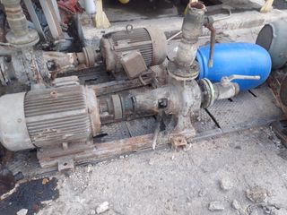 Γερμανικο Τριφασικο Μοτερ με αντλια 40hp 30 kw 2950 στροφες το λεπτο