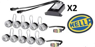 ΦΩΤΑ ΗΜΕΡΑΣ HELLA Daytime Running Light DRL Set Vehicle Front LED 12V (2PT 010 458-811) TYP: FLEX