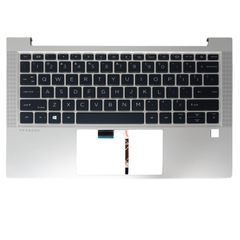 Πληκτρολόγιο - Laptop Keyboard Palmrest για HP ProBook 430 G8 2V654AV 2V656AV 2V658AV 630 G8 1Y4Z6AV 2M025AV 2M026AV M21188-001 M24295-001 M49527-041 6037B0167101 US Backlight Silver ( Κωδ.40992USPALM