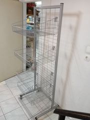 Τροχήλατο μεταλλικό με 5 ράφια
