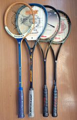 Vintage ρακέτες Squash Wilson & Dunlop 70s-80s – Καινούριες