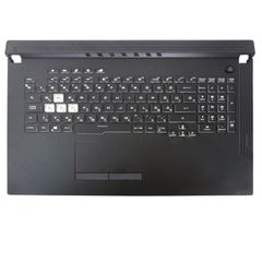 Magyar laptop billentyűzet - Hungarian Laptop Keyboard Palmrest για Asus ROG Strix G17 G712LU G712LWS G712LV G712LW 6051B1404101 90NR03C1-R31US0 90NR03C1-R31GE0 HU Backlight Black ( Κωδ.41588HUPALMBL