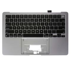 Πληκτρολόγιο - Laptop Keyboard Palmrest για Apple MacBook Air 13" M3 A3113 Early 2024 EMC 8611 661-40229 661-40228 661-40227 661-40229 661-40230 US Gray ( Κωδ.41592USPALMGRAY )