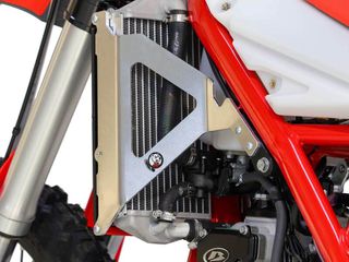 AXP Fast-Cleaning Radiator Guards - Red-thumb-1