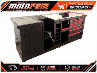 BIKE-LIFT Suspension Repair Workbench - 230x80x90cm