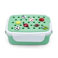 Melii – Bento Φαγητοδοχείο 880ml με Charms Πράσινο