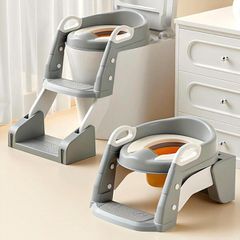 Babywise 3 σε 1 Εκπαιδευτική Σκαλιέρα Τουαλέτας Grey