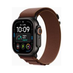 Apple Watch Ultra 4 (Series 12 2026) Gps +Cellular 49mm Black Titanium Case με M Burgundy Alpine Loop EU