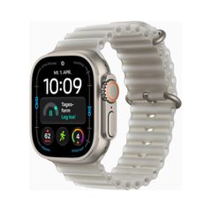 Apple Watch Ultra 4 (Series 12 2026) Gps +Cellular 49mm Natural Titanium Case με Translucent Grey Ocean Band EU