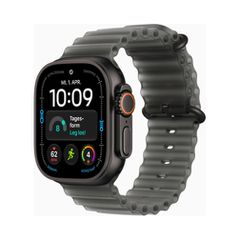 Apple Watch Ultra 4 (Series 12 2026) Gps +Cellular 49mm Black Titanium Case με Translucent Black Ocean Band EU