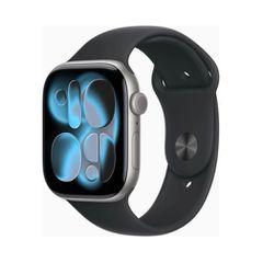 Apple Watch (Series 11 2025) Gps +Cellular 46mm Space Grey Aluminium Case με M/L Black Sport Band EU