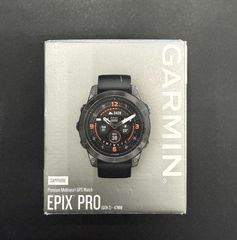 Garmin Epix Pro (Gen 2) Sapphire Edition Titanium 47mm Αδιάβροχο Smartwatch με Παλμογράφο (Carbon Grey DLC Titanium with Black Band)