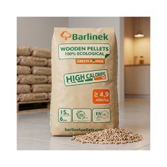 Pellets Ξύλου Barlinek Green Power – ENplus A1 & DIN Plus 990kg (66 σακιά / 15 κιλα)