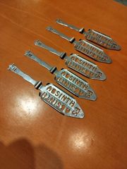 Σετ 5 Vintage Κουτάλια Αψεντιού (Absinthe Spoons) – Συλλεκτικά