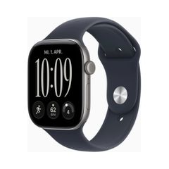 Apple Watch (Series 12 2026) GPS 42mm Space Grey Aluminium Case με S/M Navy Blue Sport Band EU