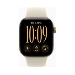 Apple Watch (Series 12 2026) GPS 42mm Light Gold Aluminium Case με S/M Sand Sport Band EU