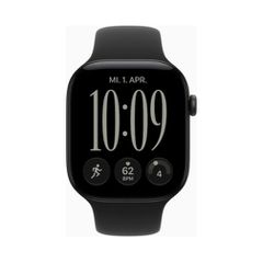Apple Watch (Series 12 2026) GPS 46mm Black Aluminium Case με M/L Black Sport Band EU