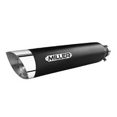 Miller, Liberty Slip-On black, End cap SlashCut polished