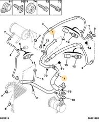 ΣΩΛΗΝΑΣ A/C CITROEN SAXO  / PEUGEOT 106  C6460G4